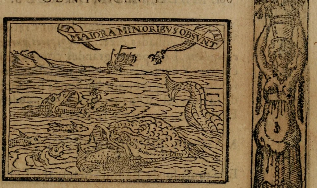 An illustration from Emblemas morales de Don Sebastian de Couarrubias Orozco ..., 1610, leaf 180