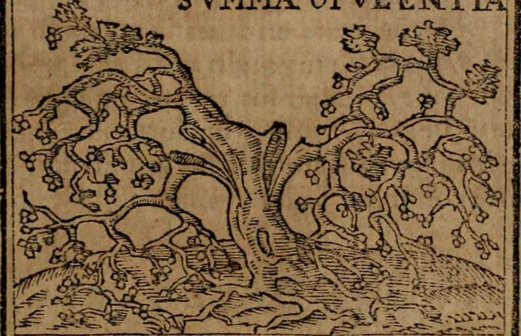An illustration from Emblemas morales de Don Sebastian de Couarrubias Orozco ..., 1610, leaf 182