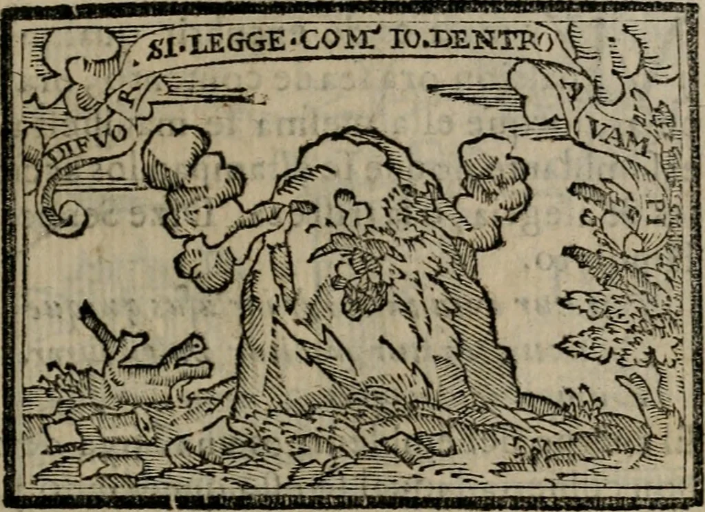 An illustration from Emblemas morales de Don Sebastian de Couarrubias Orozco ..., 1610, leaf 210