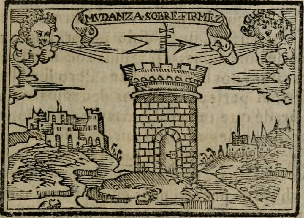 An illustration from Emblemas morales de Don Sebastian de Couarrubias Orozco ..., 1610, leaf 212