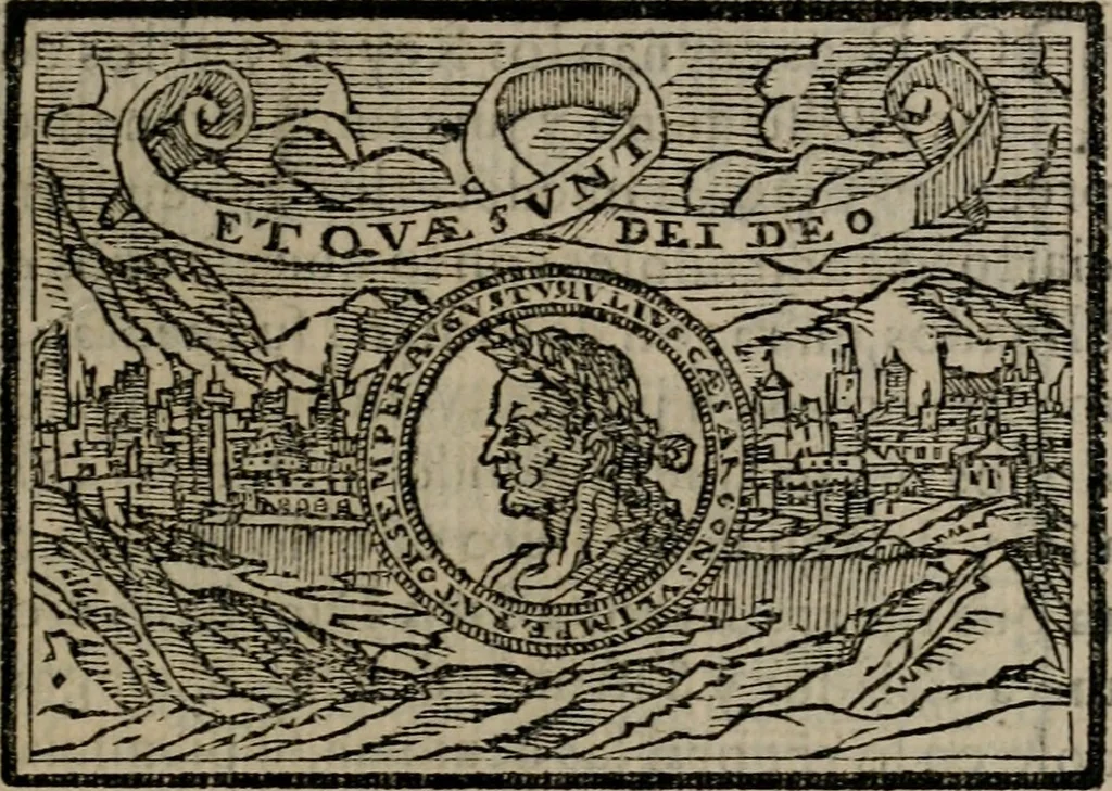 An illustration from Emblemas morales de Don Sebastian de Couarrubias Orozco ..., 1610, leaf 214