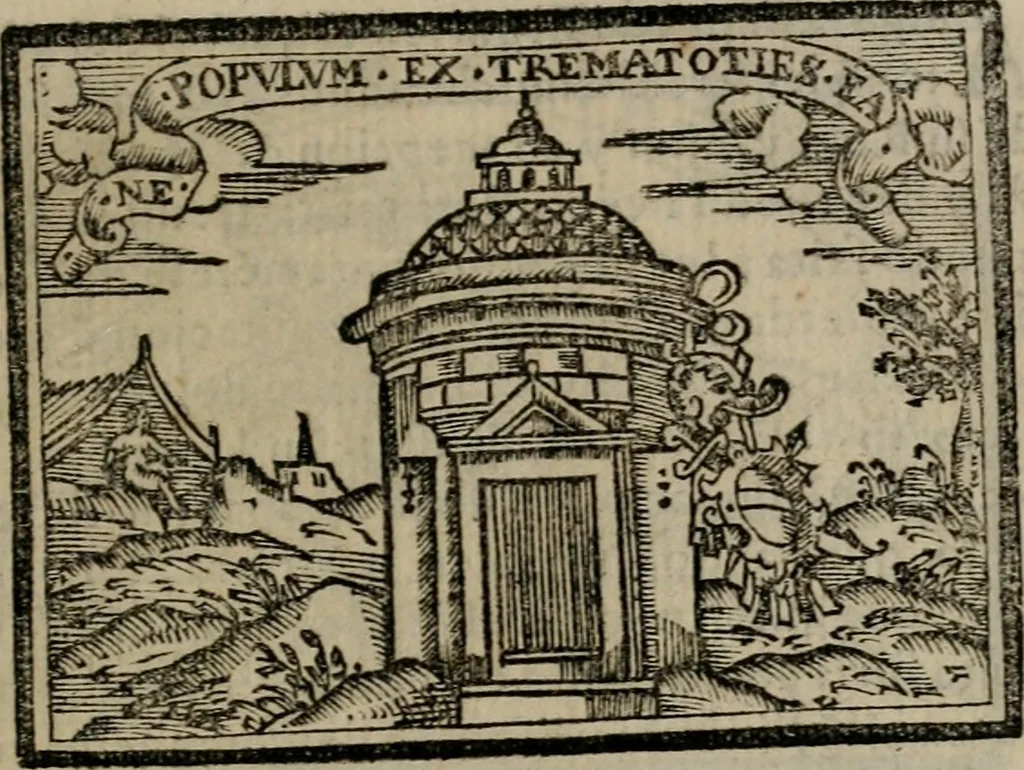 An illustration from Emblemas morales de Don Sebastian de Couarrubias Orozco ..., 1610, leaf 222