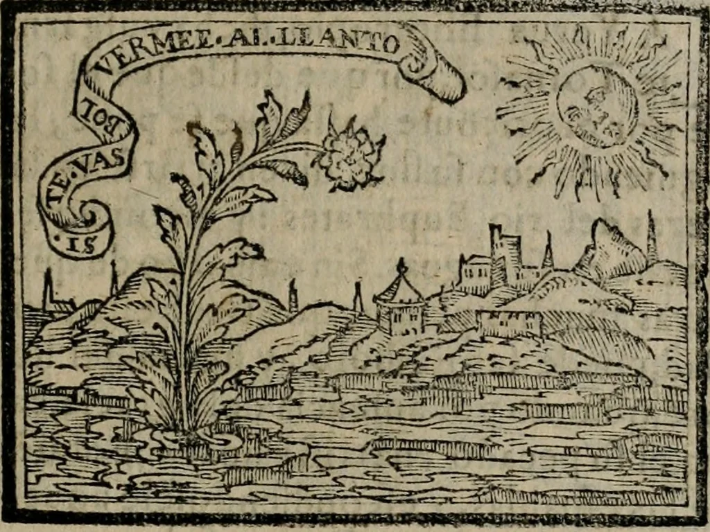 An illustration from Emblemas morales de Don Sebastian de Couarrubias Orozco ..., 1610, leaf 226
