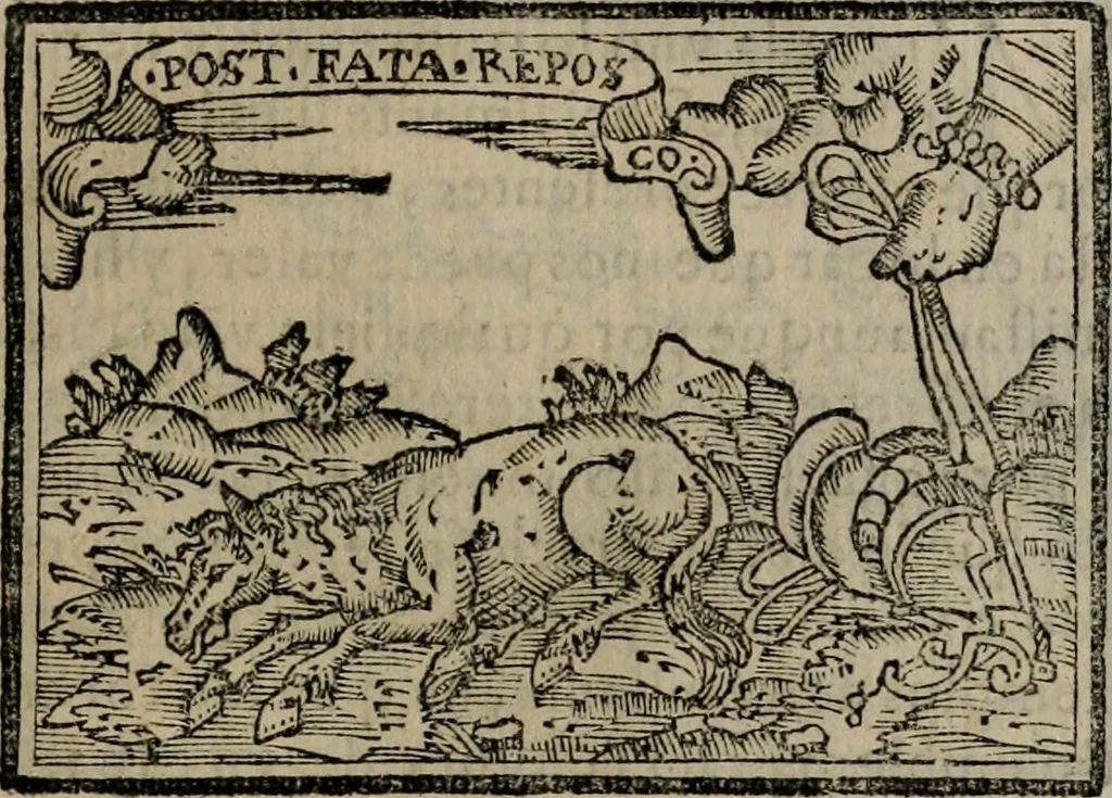 An illustration from Emblemas morales de Don Sebastian de Couarrubias Orozco ..., 1610, leaf 234