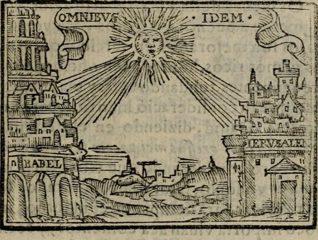 An illustration from Emblemas morales de Don Sebastian de Couarrubias Orozco ..., 1610, leaf 24