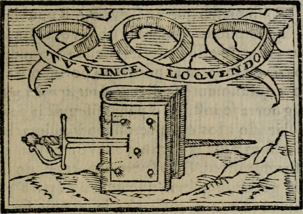 An illustration from Emblemas morales de Don Sebastian de Couarrubias Orozco ..., 1610, leaf 246
