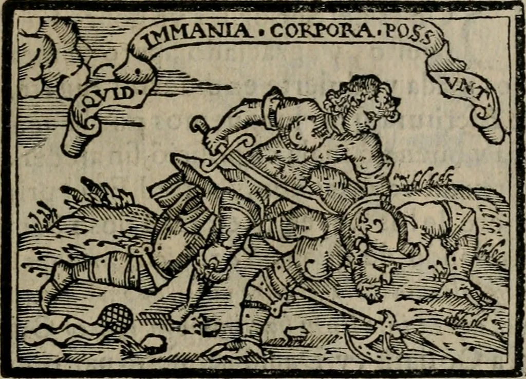 An illustration from Emblemas morales de Don Sebastian de Couarrubias Orozco ..., 1610, leaf 268