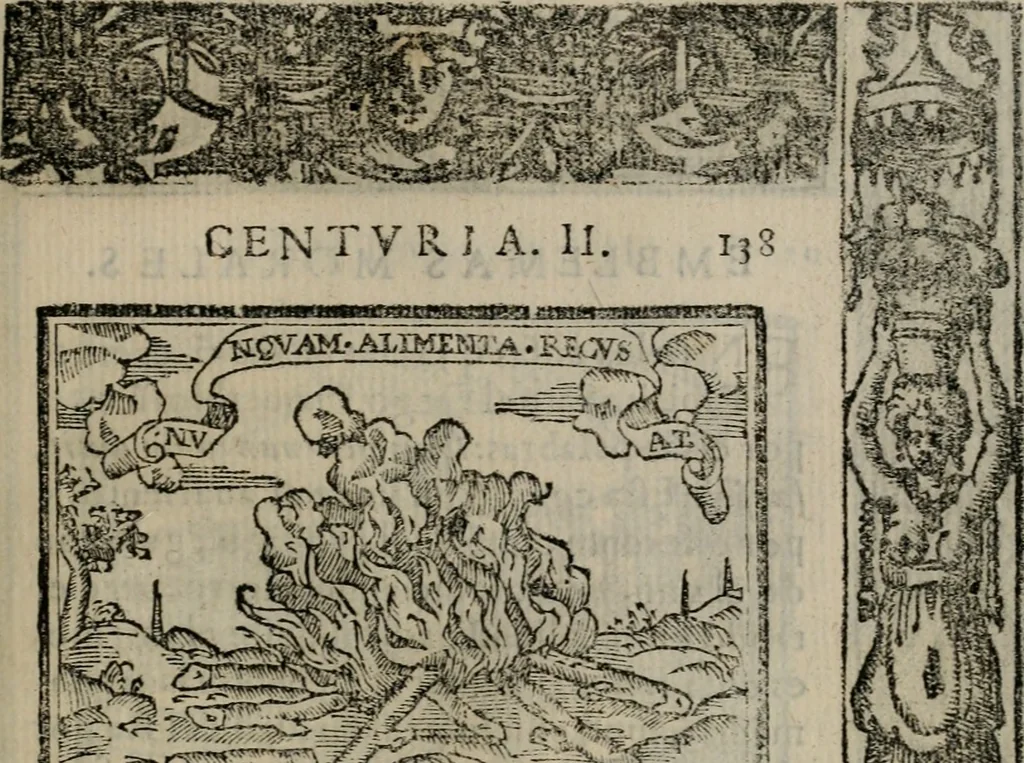 An illustration from Emblemas morales de Don Sebastian de Couarrubias Orozco ..., 1610, leaf 278