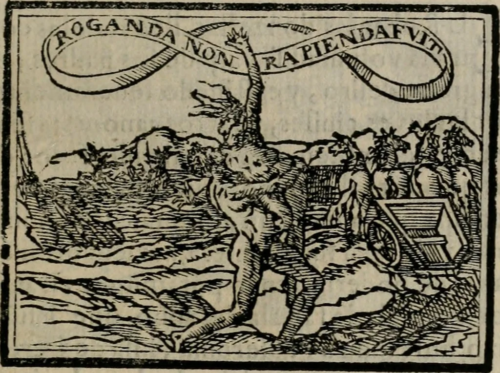 An illustration from Emblemas morales de Don Sebastian de Couarrubias Orozco ..., 1610, leaf 280