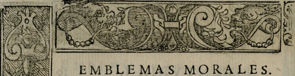 An illustration from Emblemas morales de Don Sebastian de Couarrubias Orozco ..., 1610, leaf 29