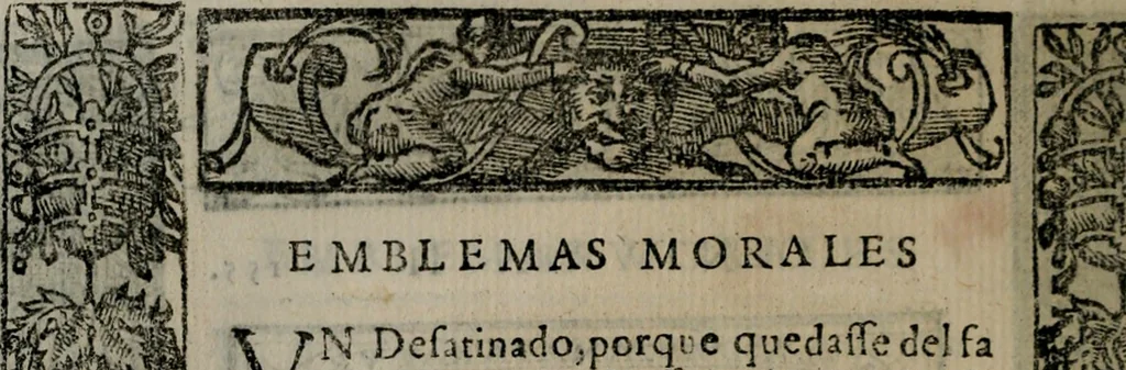 An illustration from Emblemas morales de Don Sebastian de Couarrubias Orozco ..., 1610, leaf 311