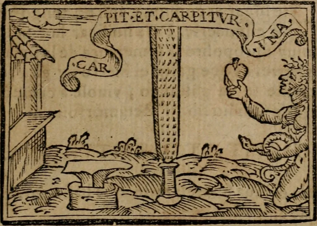 An illustration from Emblemas morales de Don Sebastian de Couarrubias Orozco ..., 1610, leaf 32