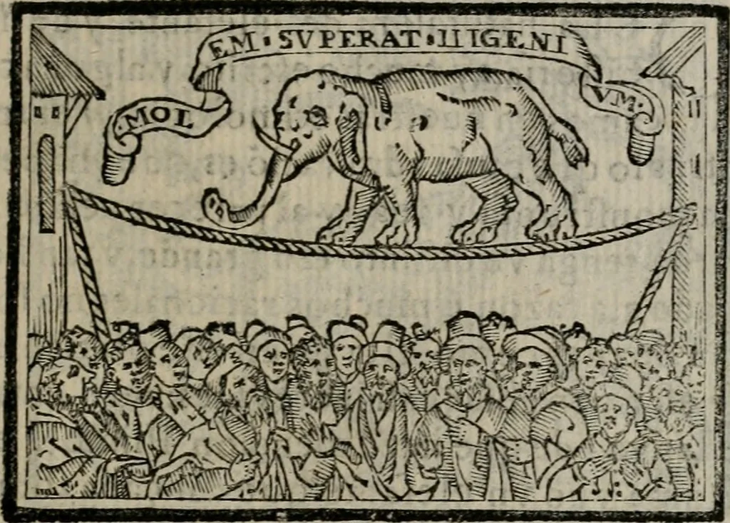 An illustration from Emblemas morales de Don Sebastian de Couarrubias Orozco ..., 1610, leaf 322
