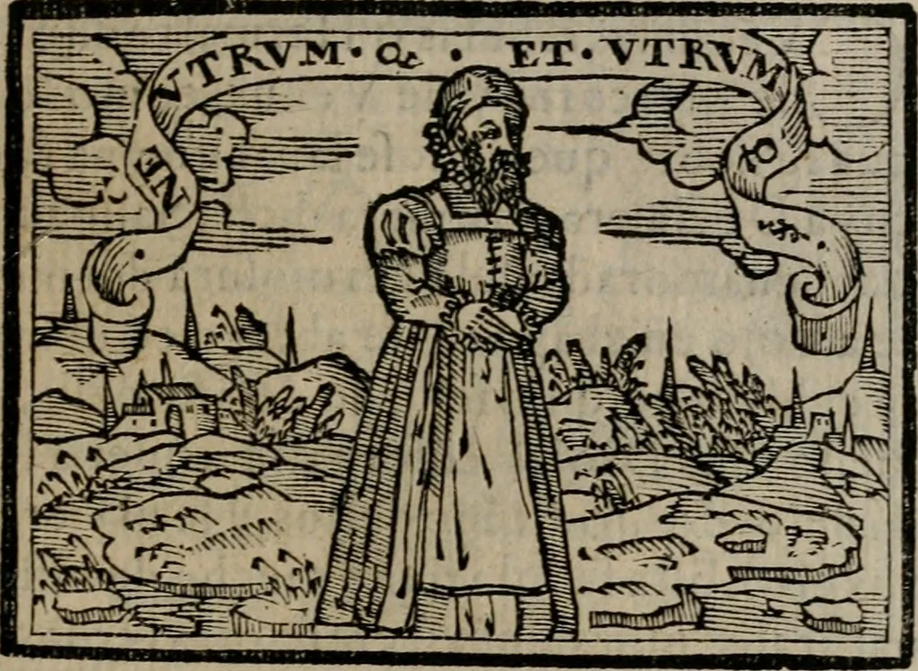An illustration from Emblemas morales de Don Sebastian de Couarrubias Orozco ..., 1610, leaf 328