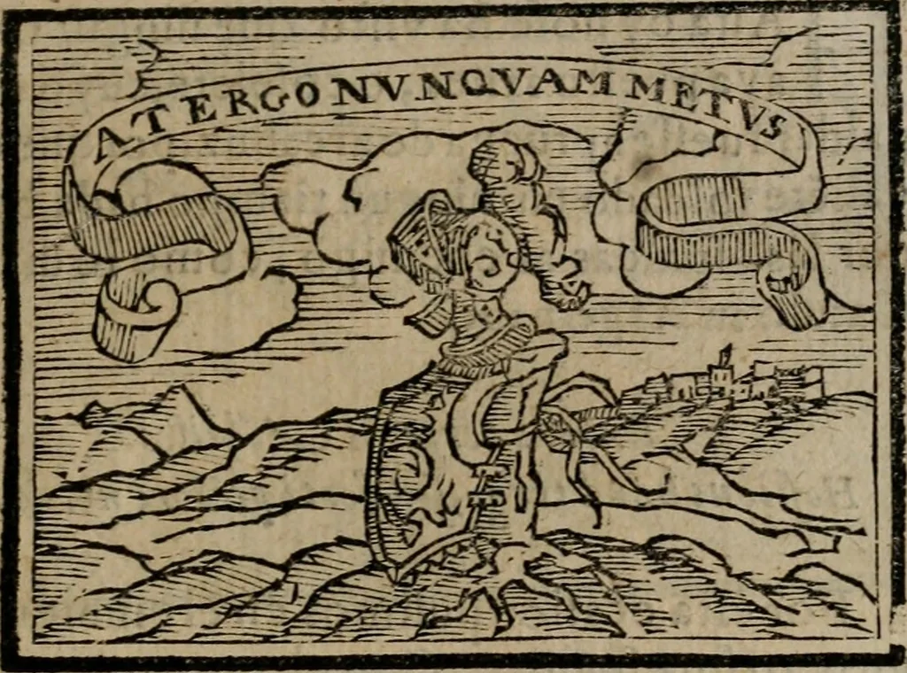 An illustration from Emblemas morales de Don Sebastian de Couarrubias Orozco ..., 1610, leaf 330