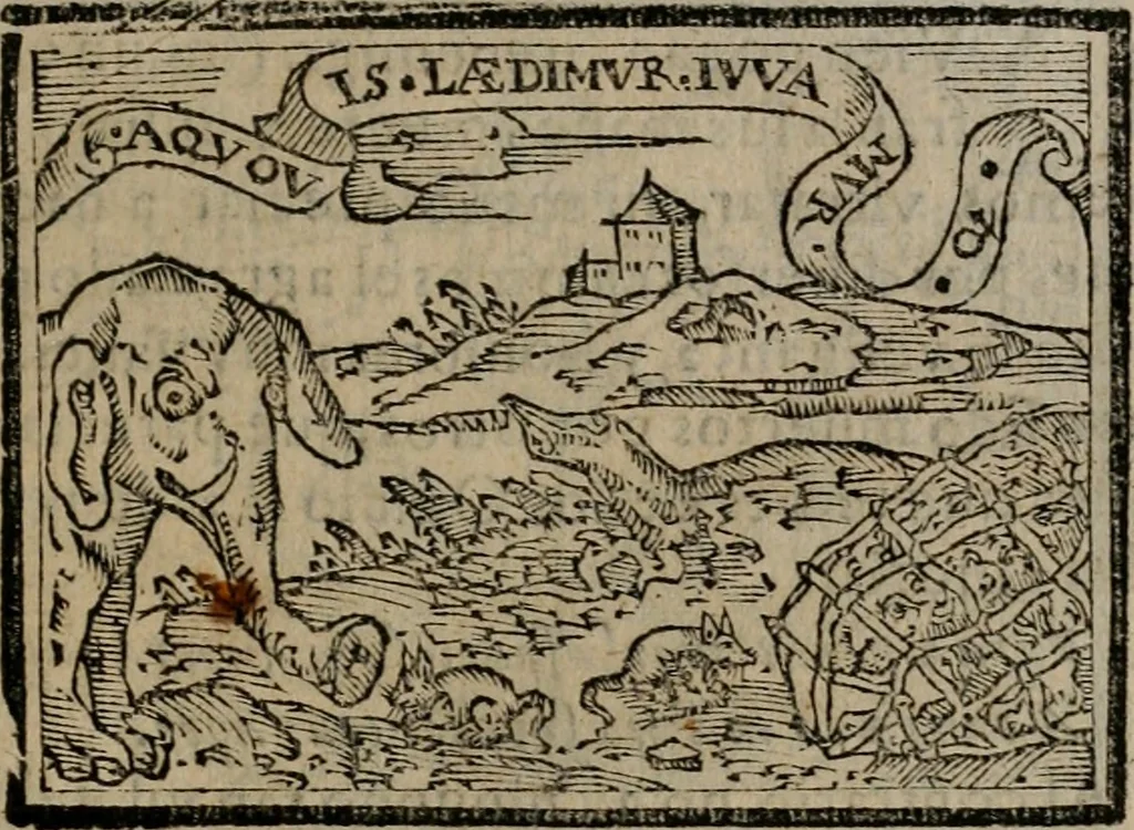 An illustration from Emblemas morales de Don Sebastian de Couarrubias Orozco ..., 1610, leaf 332