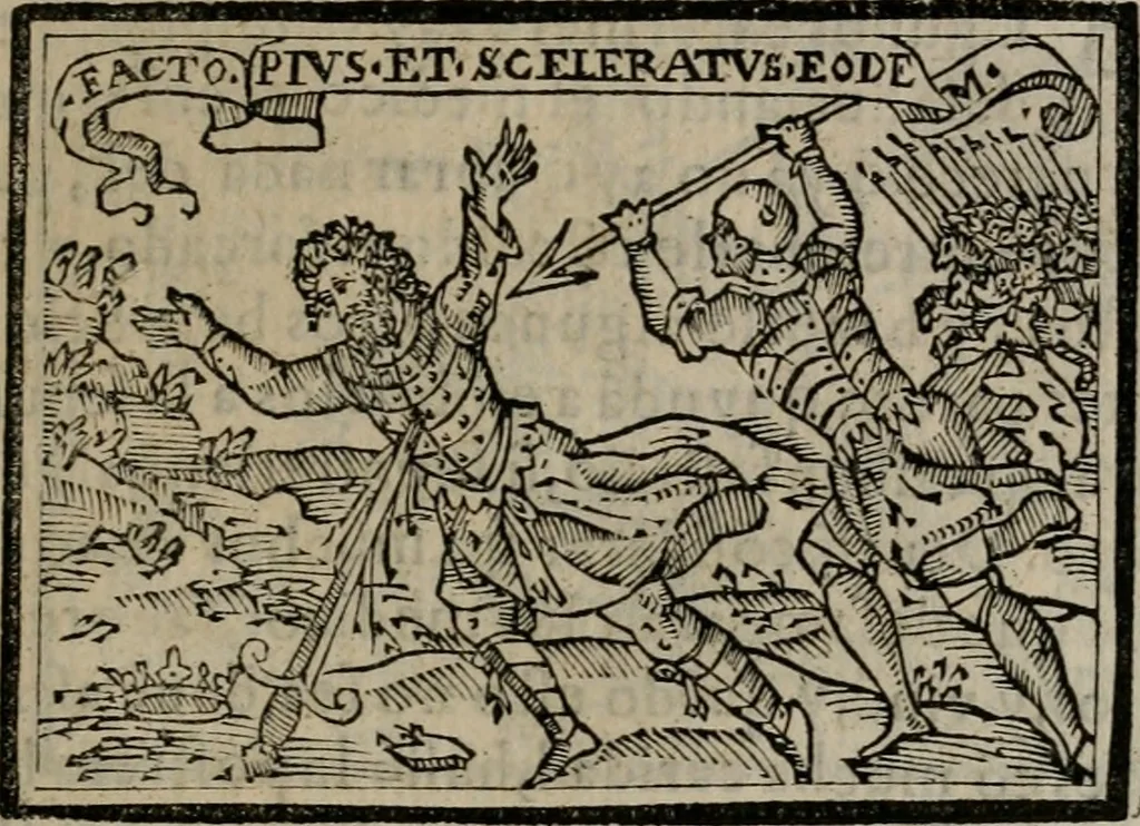 An illustration from Emblemas morales de Don Sebastian de Couarrubias Orozco ..., 1610, leaf 346