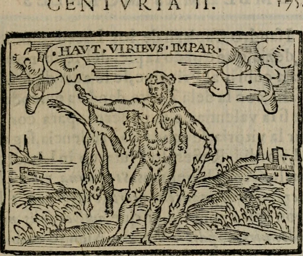 An illustration from Emblemas morales de Don Sebastian de Couarrubias Orozco ..., 1610, leaf 350