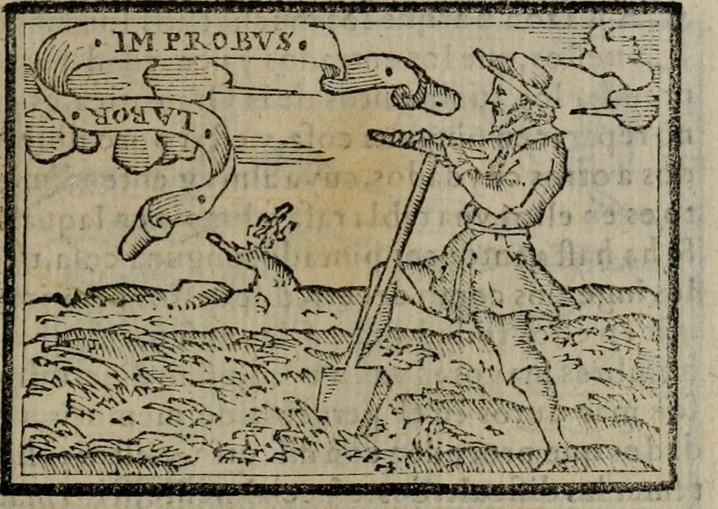 An illustration from Emblemas morales de Don Sebastian de Couarrubias Orozco ..., 1610, leaf 354