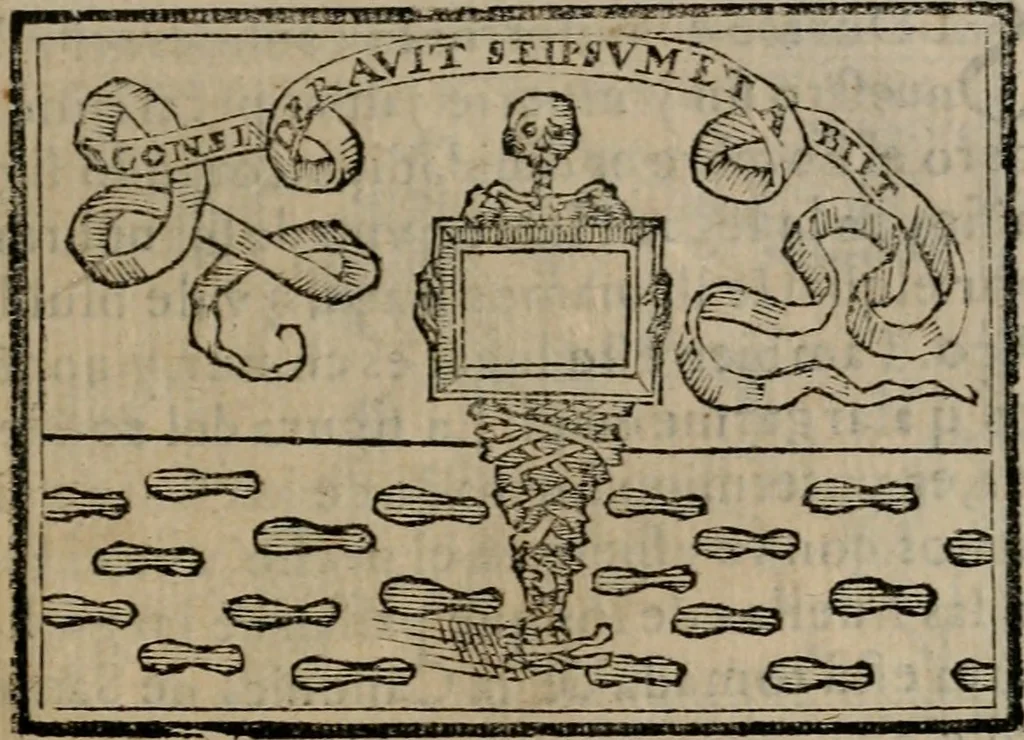 An illustration from Emblemas morales de Don Sebastian de Couarrubias Orozco ..., 1610, leaf 364