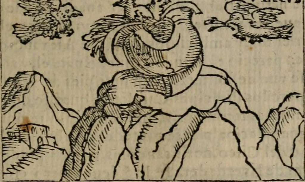 An illustration from Emblemas morales de Don Sebastian de Couarrubias Orozco ..., 1610, leaf 366