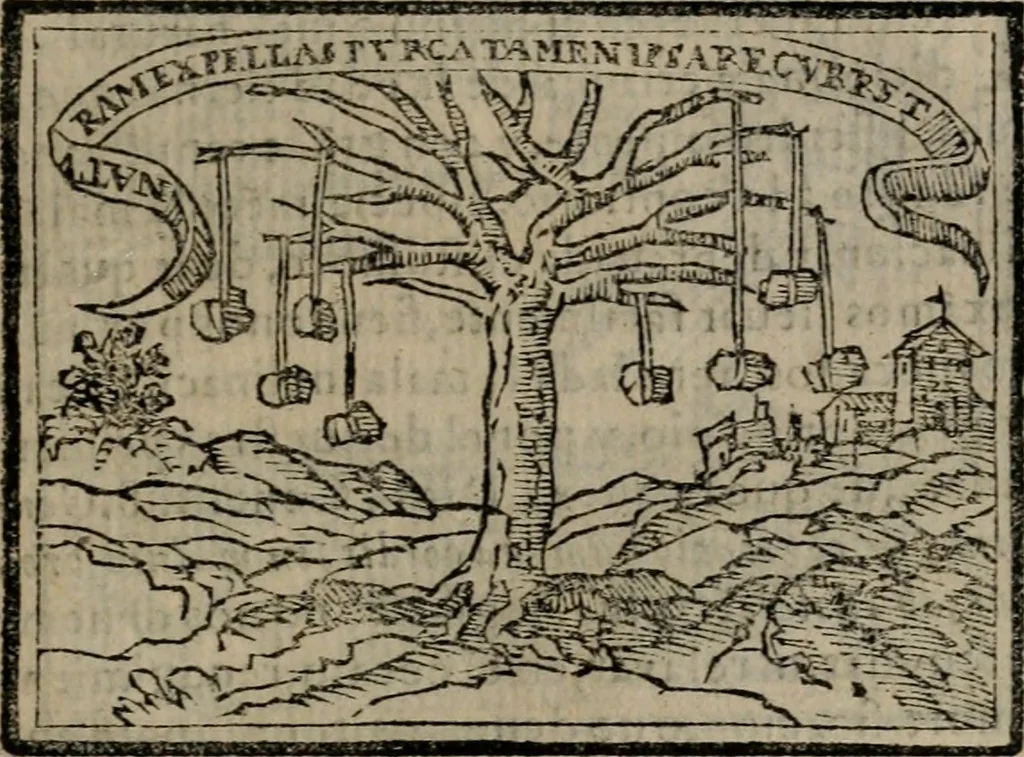 An illustration from Emblemas morales de Don Sebastian de Couarrubias Orozco ..., 1610, leaf 370