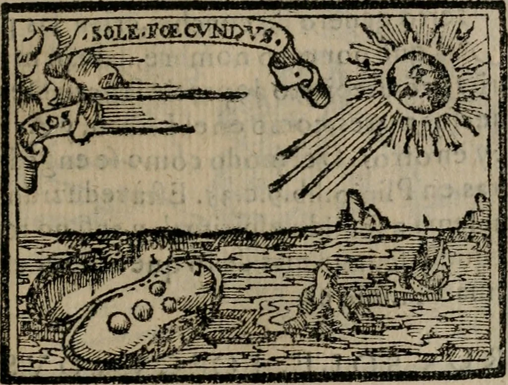 An illustration from Emblemas morales de Don Sebastian de Couarrubias Orozco ..., 1610, leaf 372