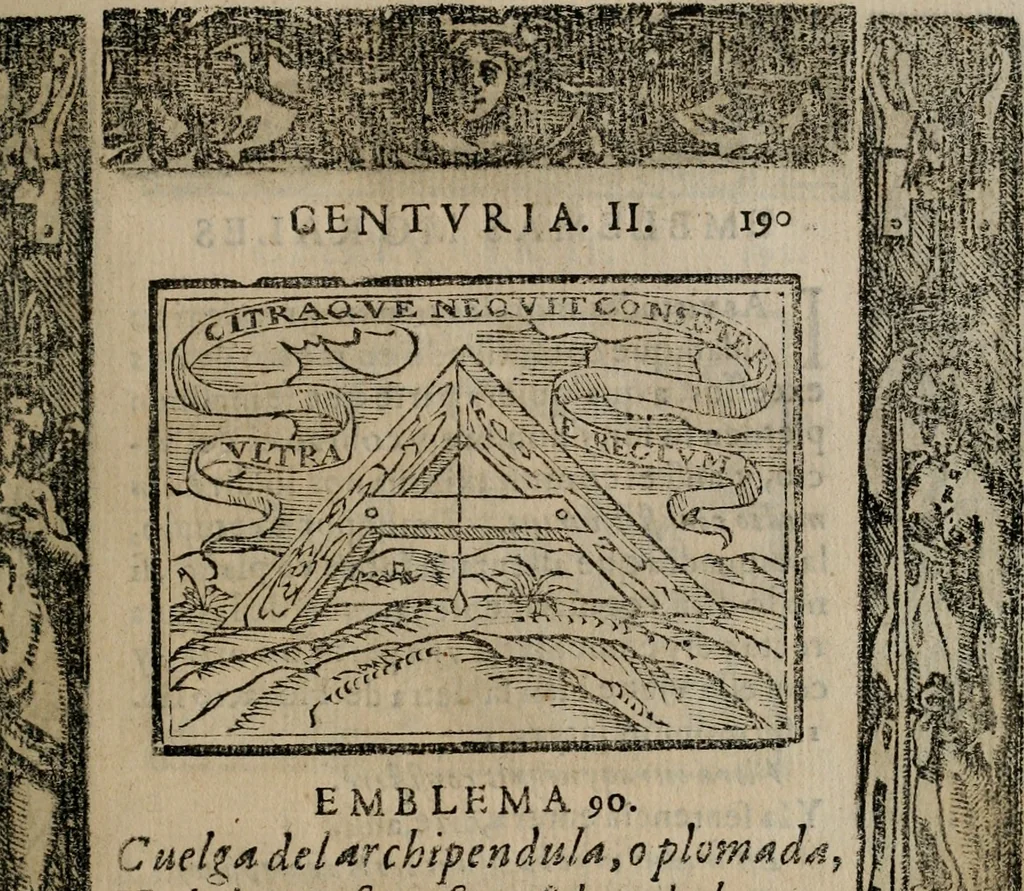 An illustration from Emblemas morales de Don Sebastian de Couarrubias Orozco ..., 1610, leaf 380