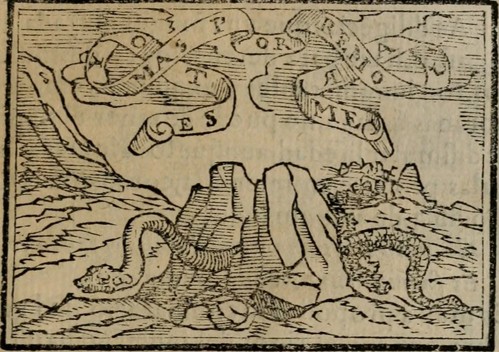 An illustration from Emblemas morales de Don Sebastian de Couarrubias Orozco ..., 1610, leaf 386