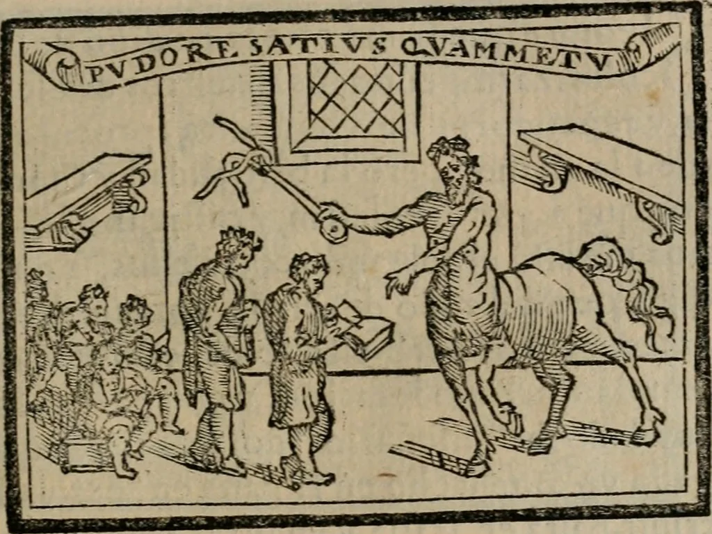 An illustration from Emblemas morales de Don Sebastian de Couarrubias Orozco ..., 1610, leaf 422