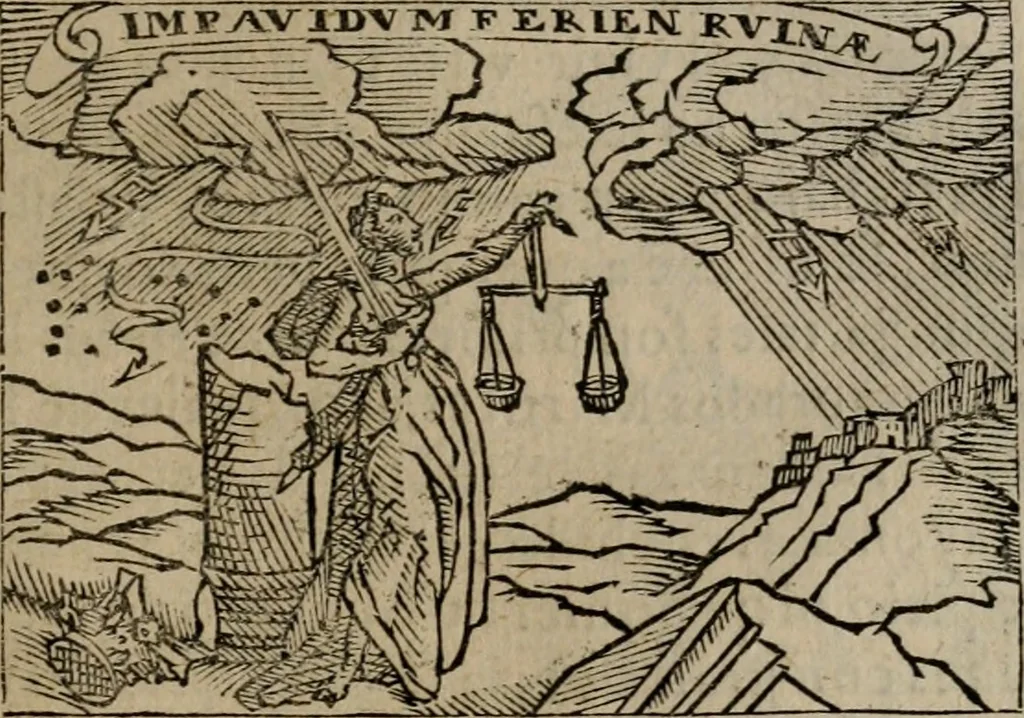 An illustration from Emblemas morales de Don Sebastian de Couarrubias Orozco ..., 1610, leaf 430