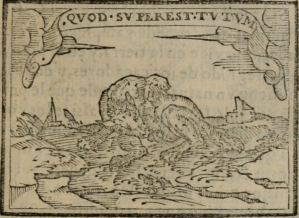 An illustration from Emblemas morales de Don Sebastian de Couarrubias Orozco ..., 1610, leaf 434