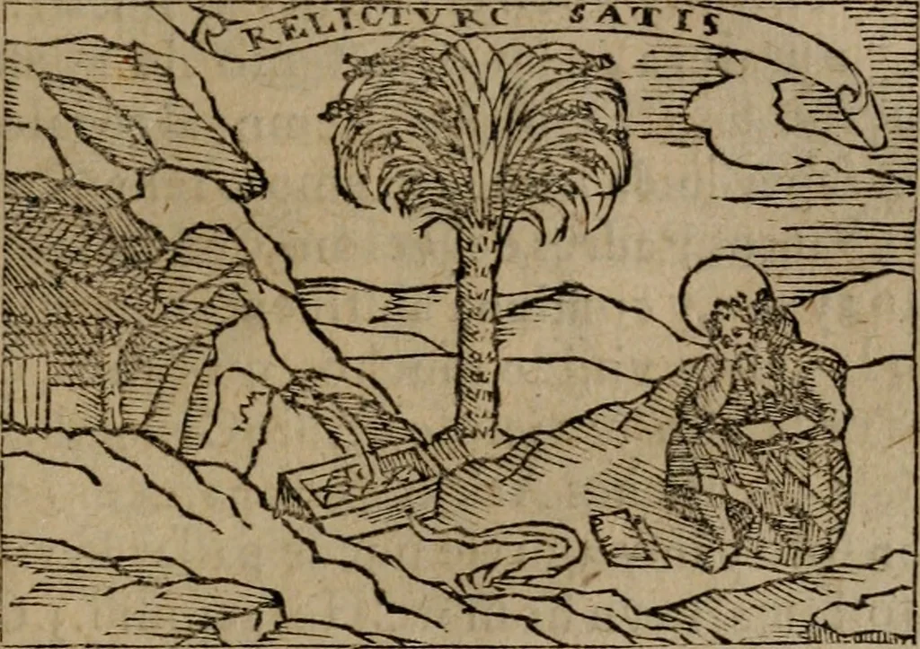 An illustration from Emblemas morales de Don Sebastian de Couarrubias Orozco ..., 1610, leaf 442