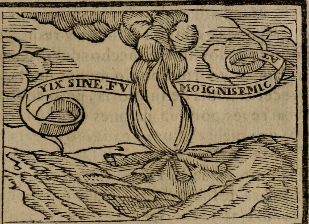 An illustration from Emblemas morales de Don Sebastian de Couarrubias Orozco ..., 1610, leaf 444