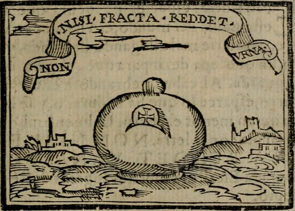 An illustration from Emblemas morales de Don Sebastian de Couarrubias Orozco ..., 1610, leaf 46