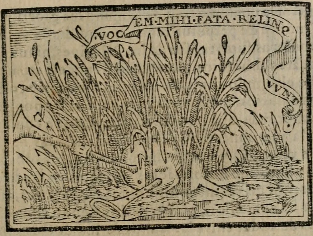 An illustration from Emblemas morales de Don Sebastian de Couarrubias Orozco ..., 1610, leaf 472