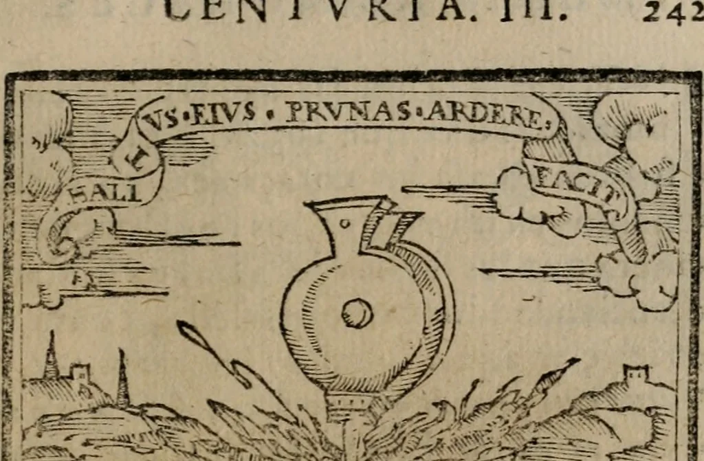 An illustration from Emblemas morales de Don Sebastian de Couarrubias Orozco ..., 1610, leaf 484
