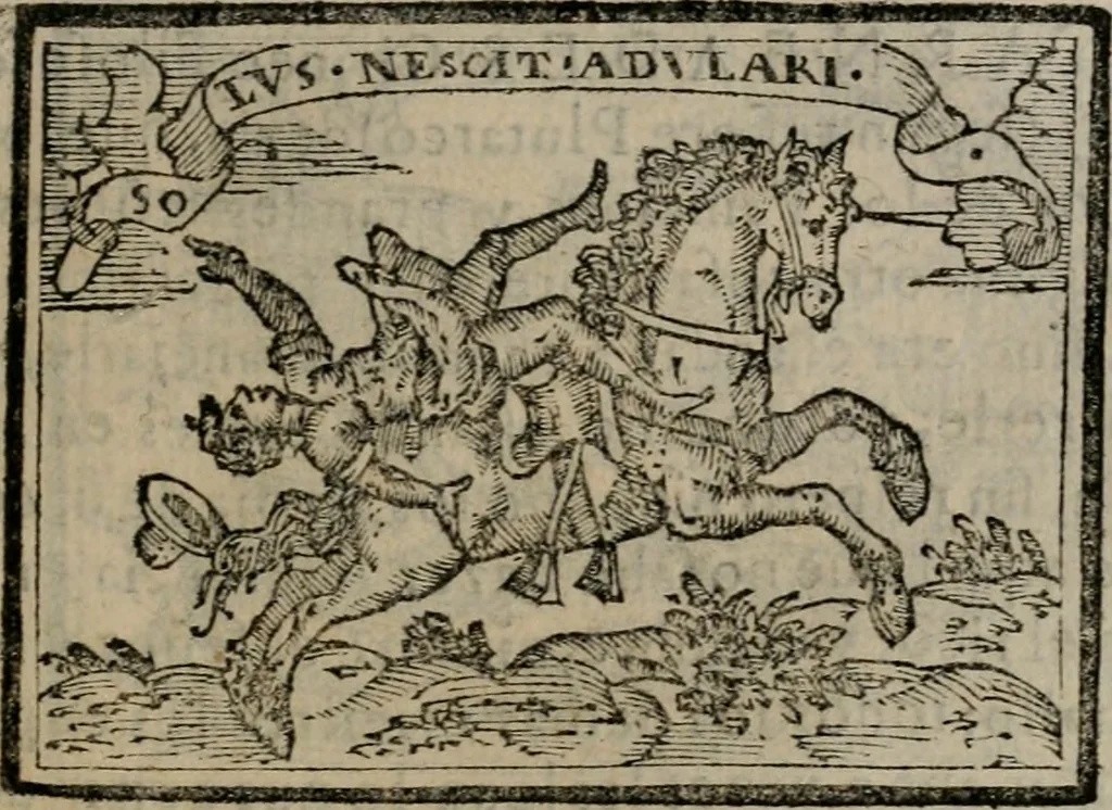 An illustration from Emblemas morales de Don Sebastian de Couarrubias Orozco ..., 1610, leaf 490