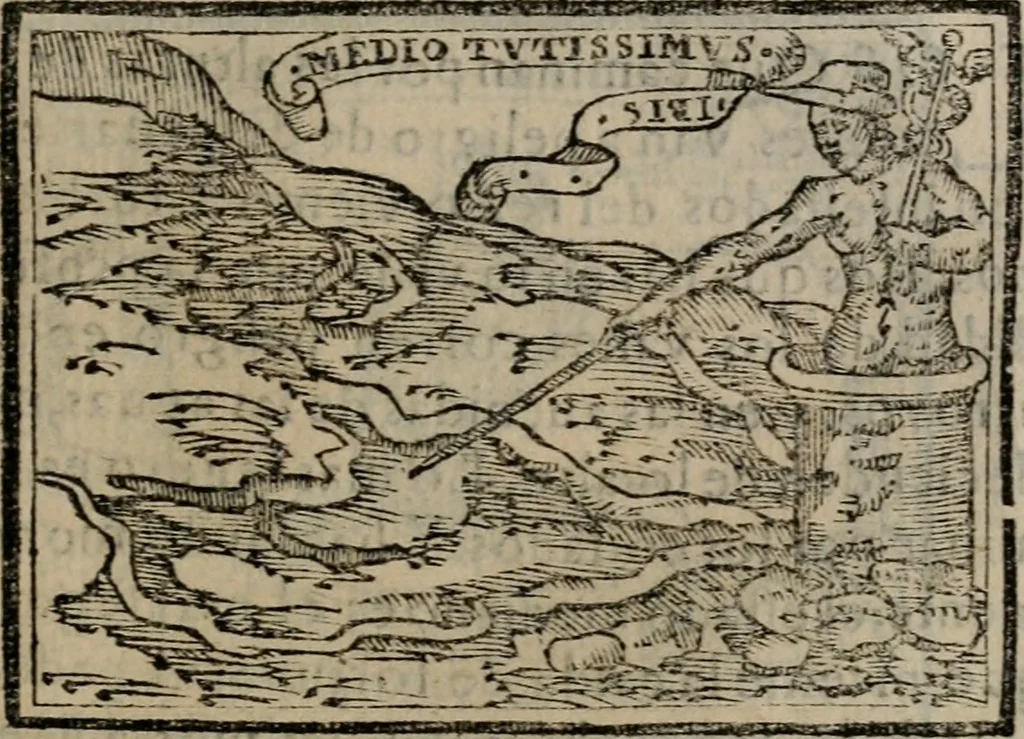 An illustration from Emblemas morales de Don Sebastian de Couarrubias Orozco ..., 1610, leaf 492