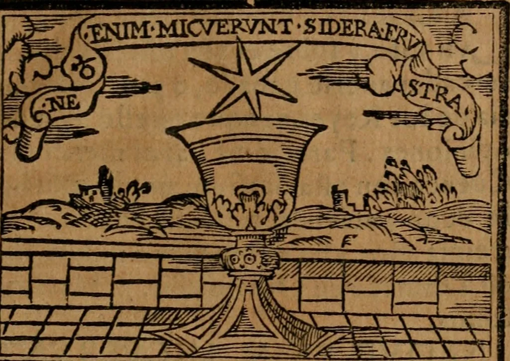 An illustration from Emblemas morales de Don Sebastian de Couarrubias Orozco ..., 1610, leaf 50