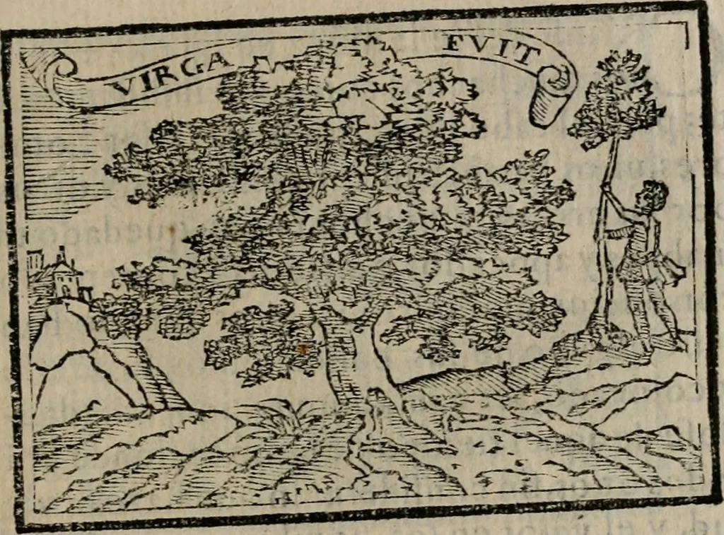 An illustration from Emblemas morales de Don Sebastian de Couarrubias Orozco ..., 1610, leaf 504