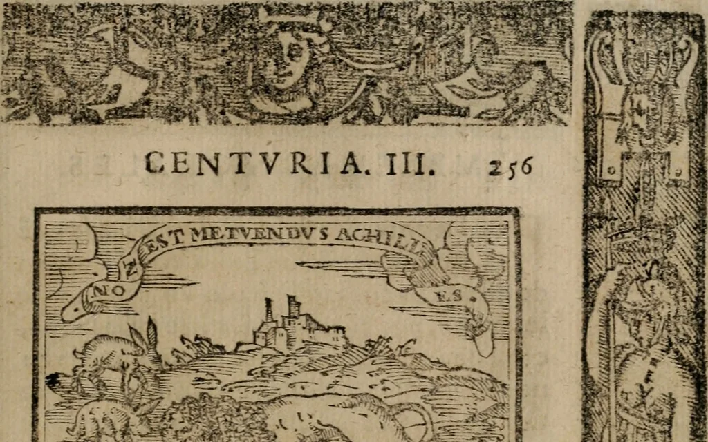 An illustration from Emblemas morales de Don Sebastian de Couarrubias Orozco ..., 1610, leaf 512