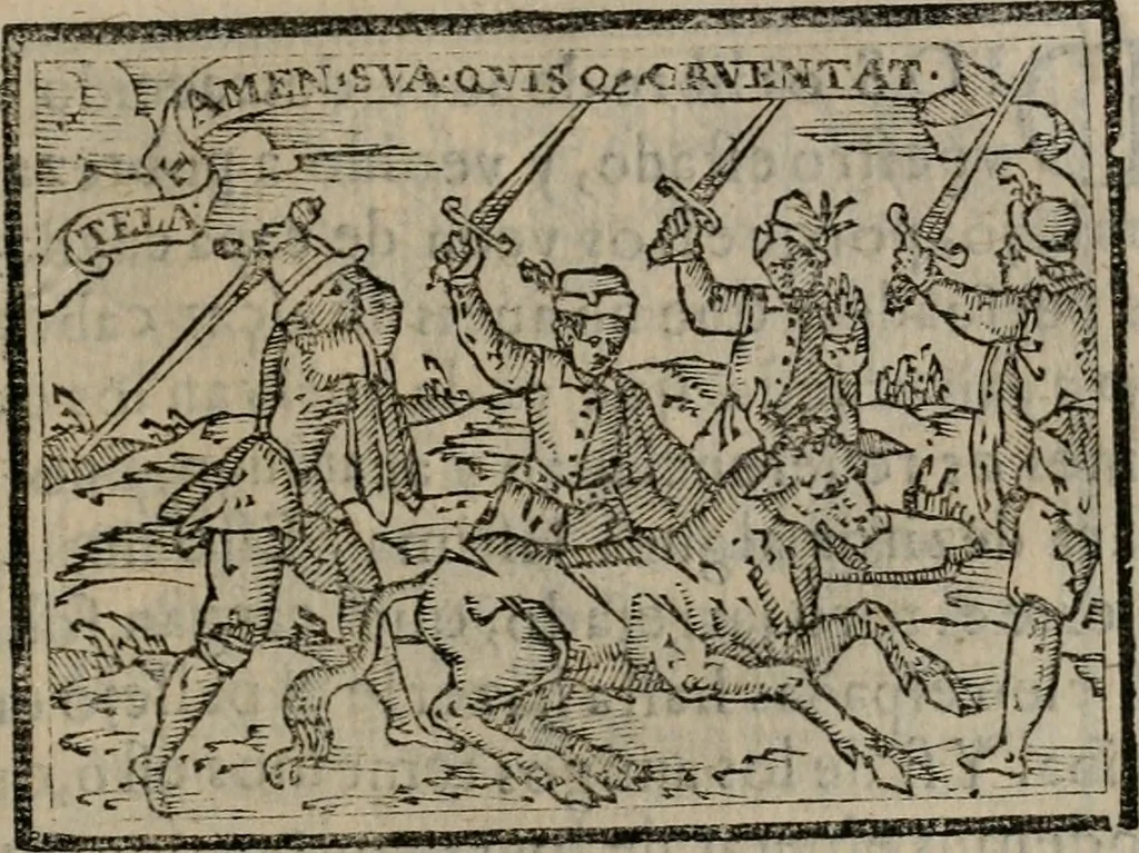 An illustration from Emblemas morales de Don Sebastian de Couarrubias Orozco ..., 1610, leaf 516