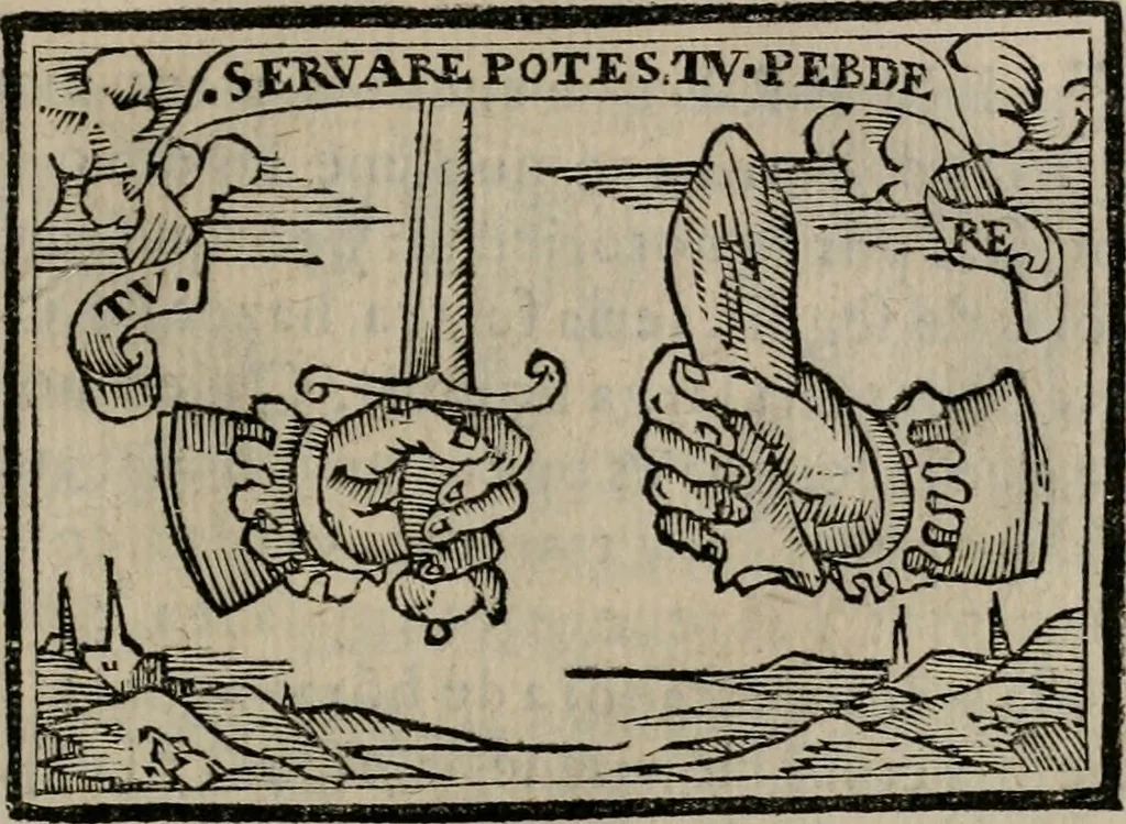 An illustration from Emblemas morales de Don Sebastian de Couarrubias Orozco ..., 1610, leaf 532