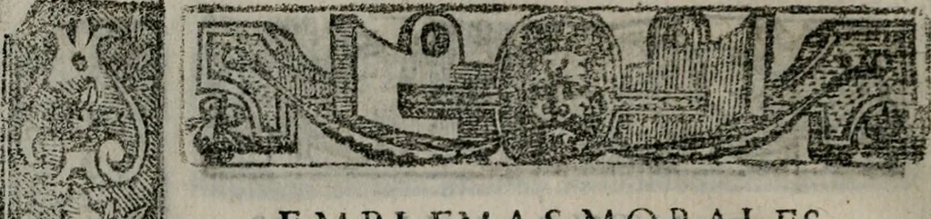 An illustration from Emblemas morales de Don Sebastian de Couarrubias Orozco ..., 1610, leaf 567