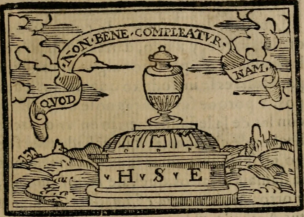 An illustration from Emblemas morales de Don Sebastian de Couarrubias Orozco ..., 1610, leaf 58