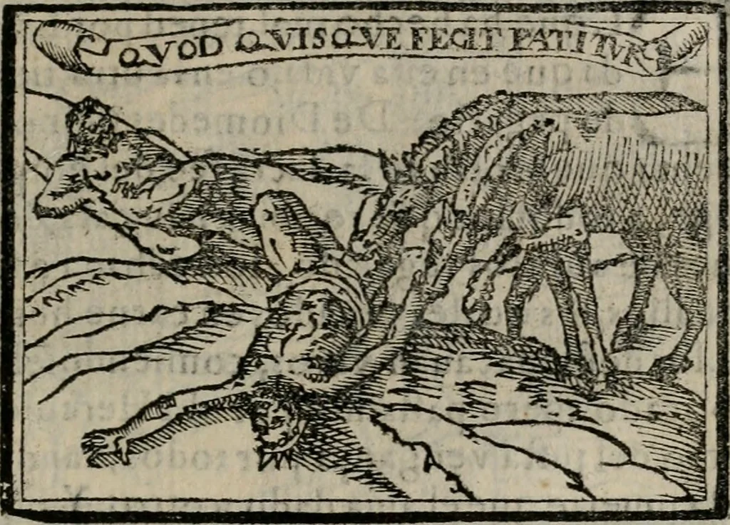 An illustration from Emblemas morales de Don Sebastian de Couarrubias Orozco ..., 1610, leaf 586