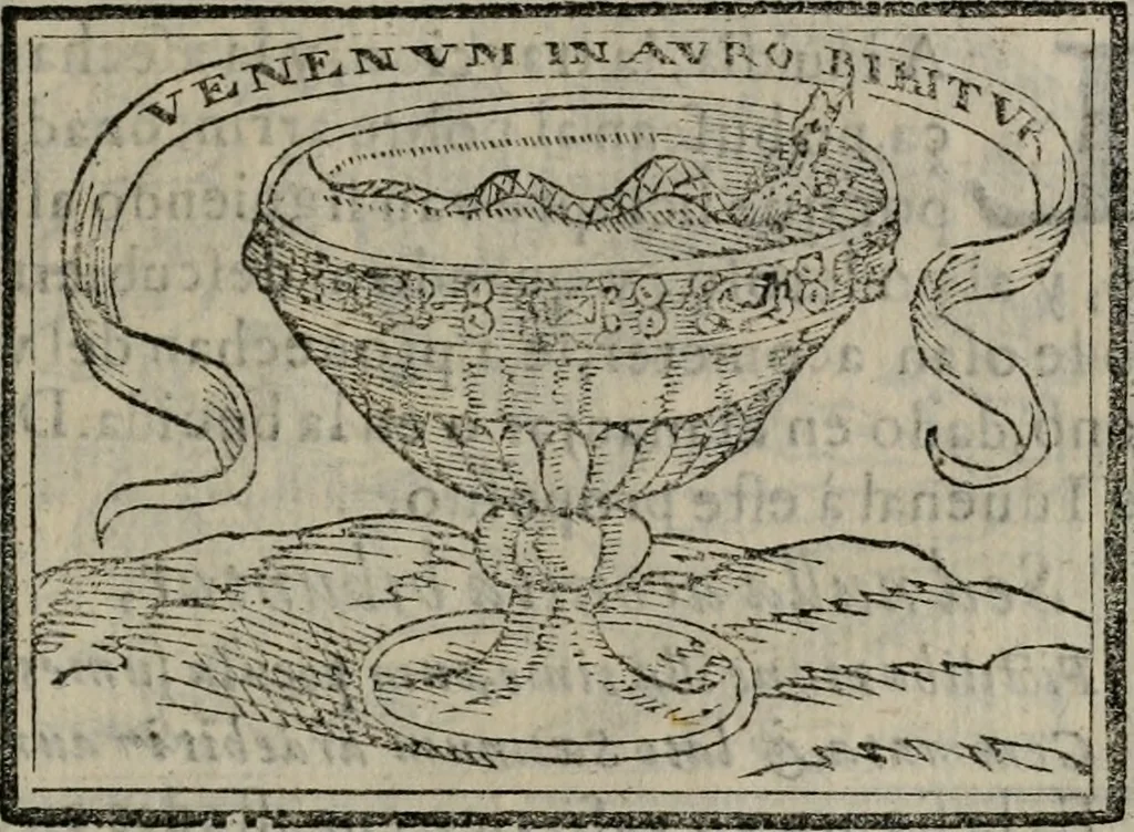 An illustration from Emblemas morales de Don Sebastian de Couarrubias Orozco ..., 1610, leaf 590