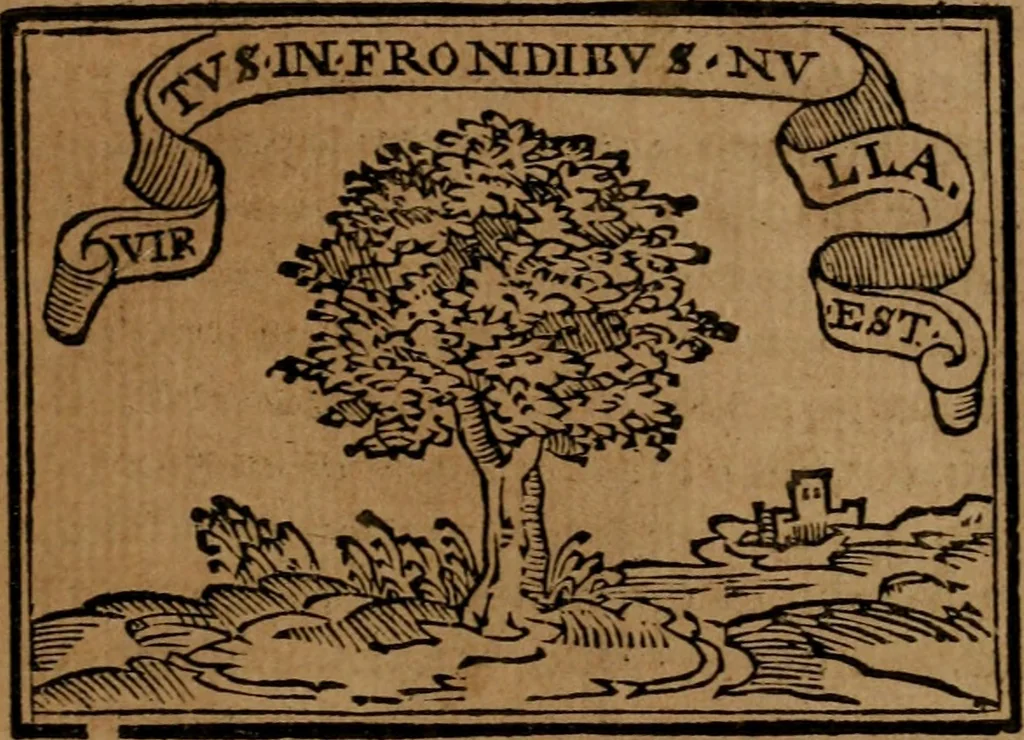 An illustration from Emblemas morales de Don Sebastian de Couarrubias Orozco ..., 1610, leaf 62