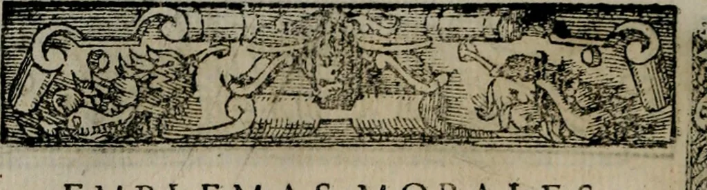 An illustration from Emblemas morales de Don Sebastian de Couarrubias Orozco ..., 1610, leaf 79